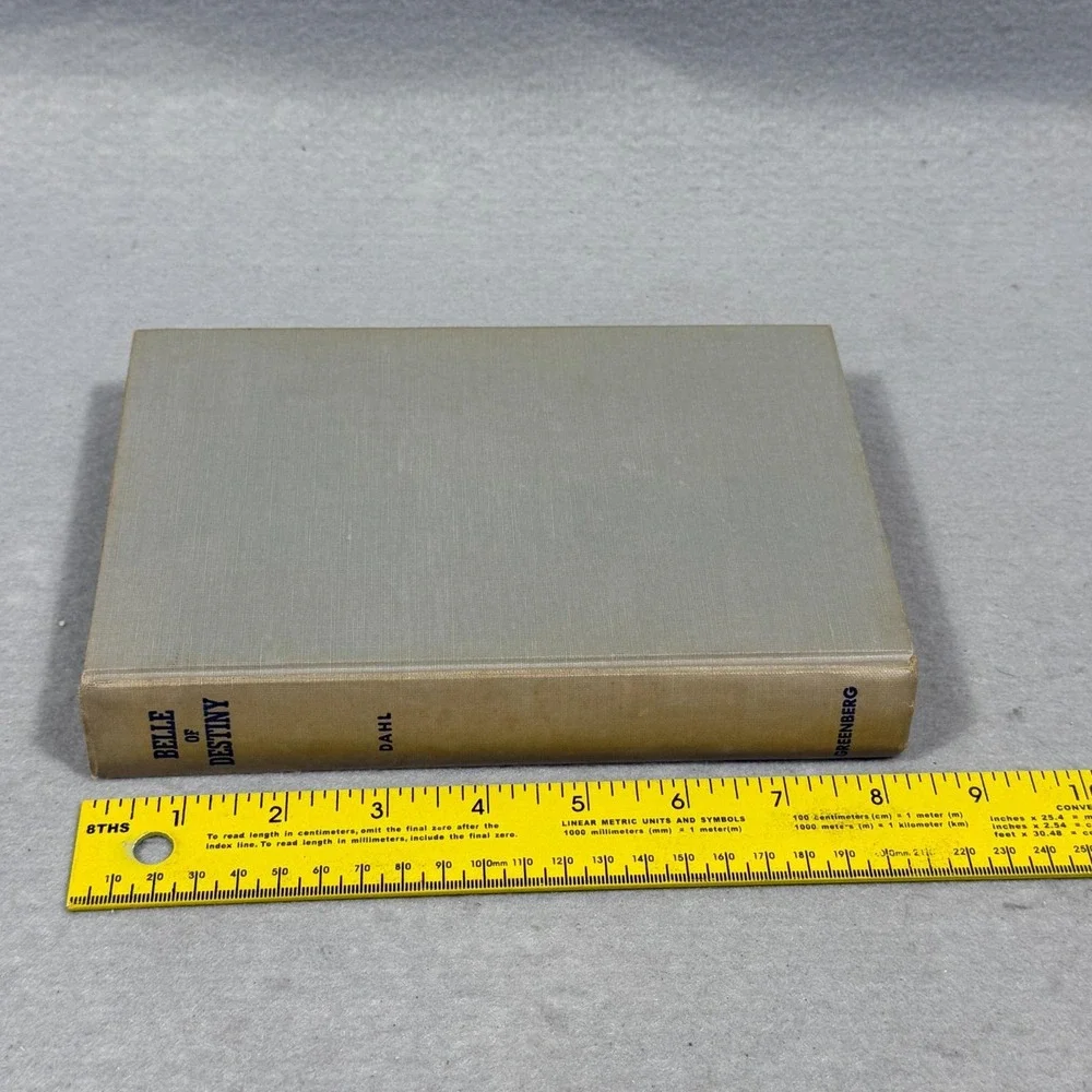 Vintage 1958 Signed Belle of Destiny Evelyn Dahl HC First Ed Madame LeVert Novel